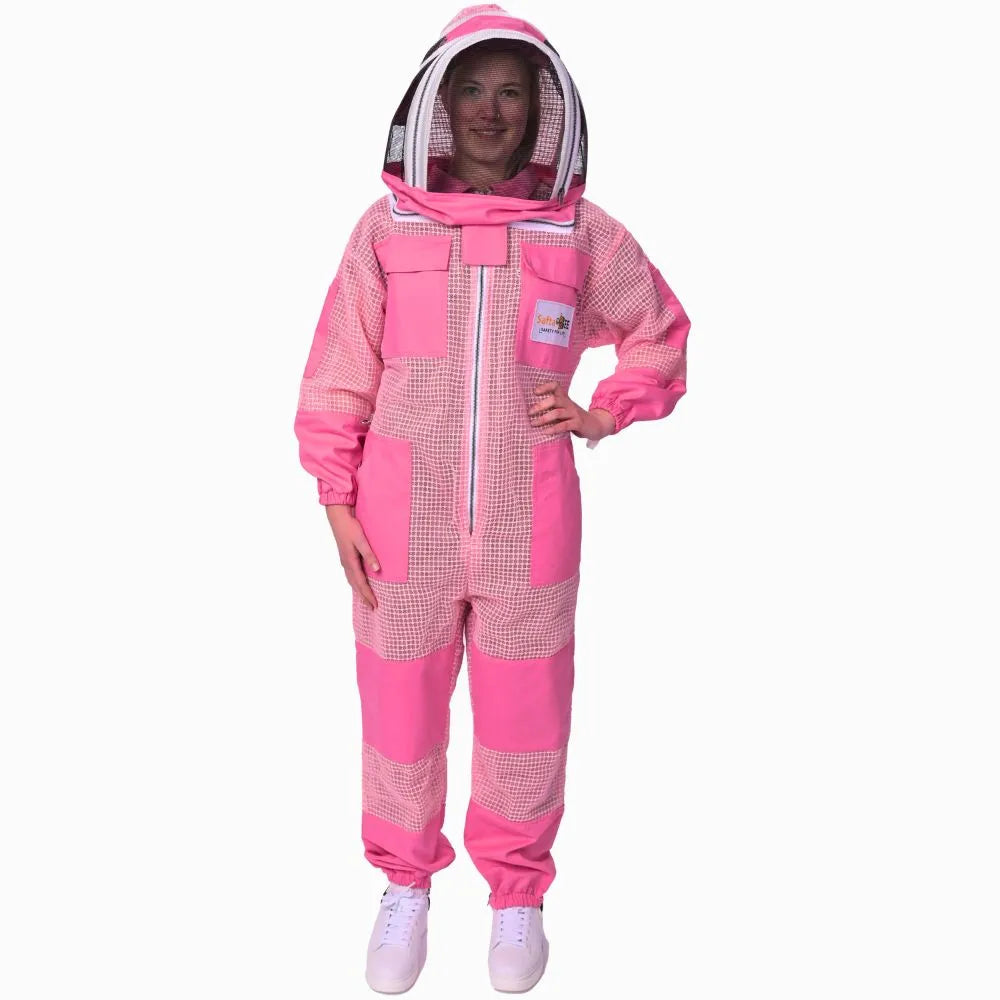 3 Layer Ventilated Beekeeping Suit – Lightweight & Secure – SaftaBee.com