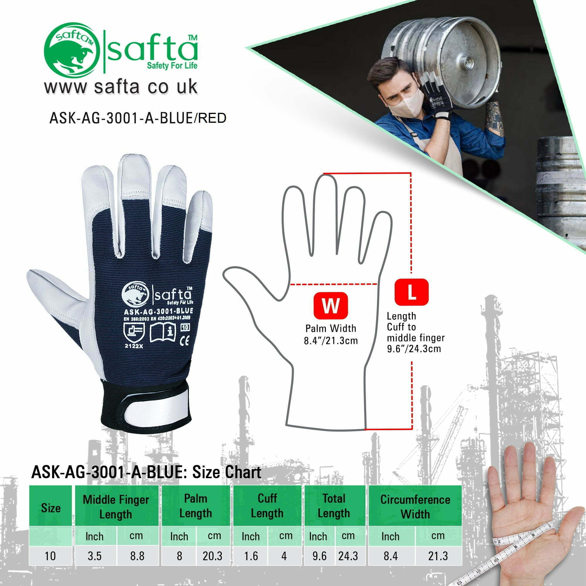 Gardening gloves for women Light Duty Work Gloves safta bee uk