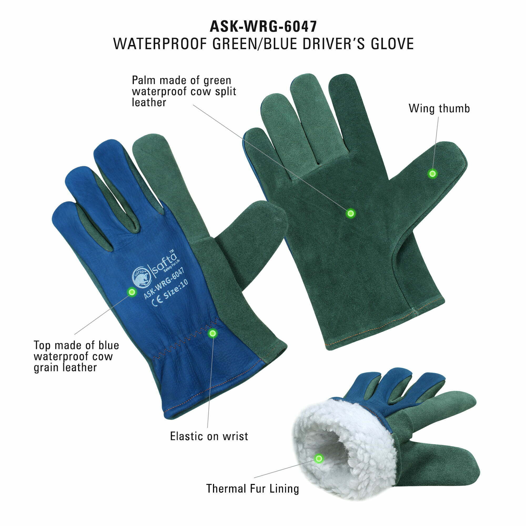 waterproof work gloves safta bee uk