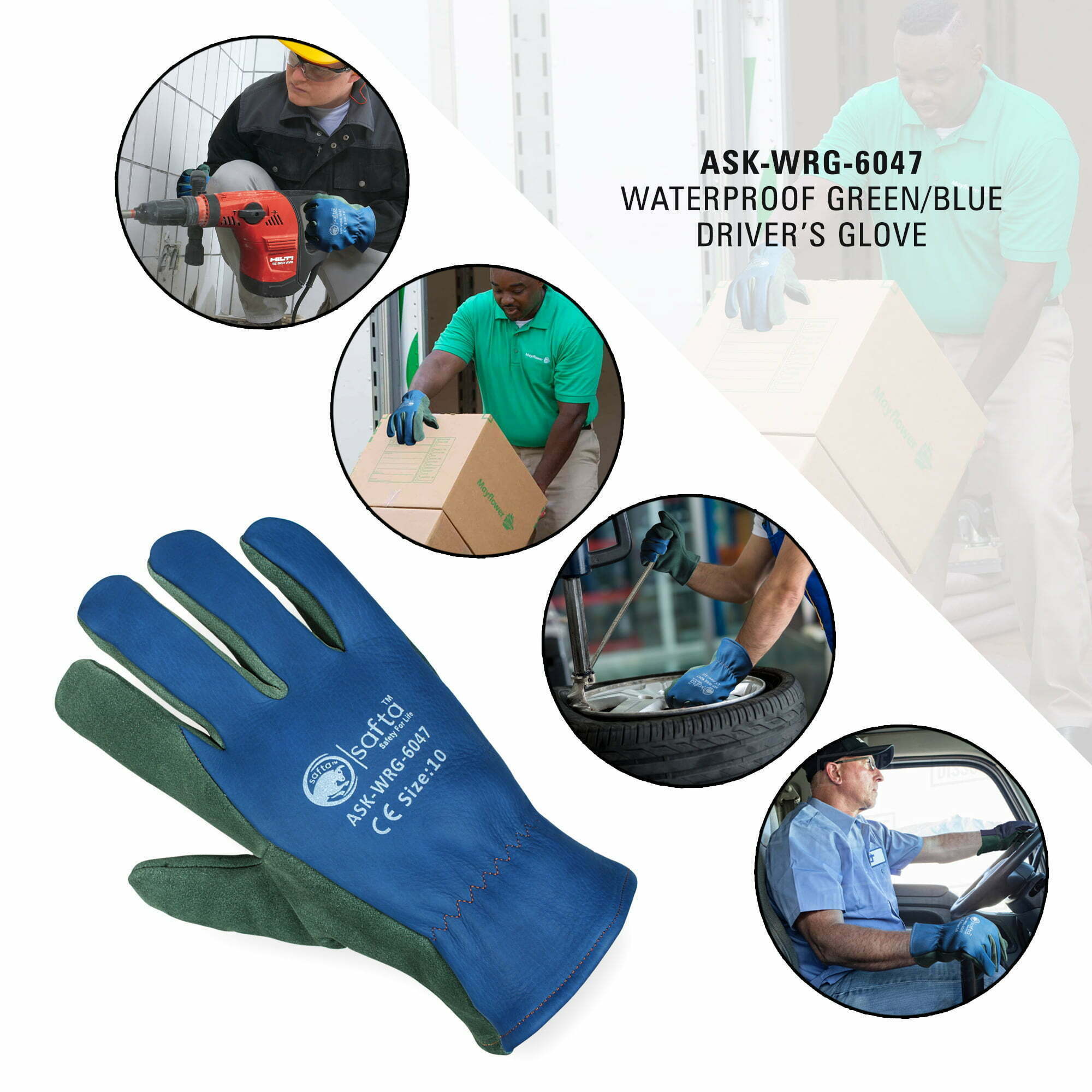 waterproof work gloves safta bee uk