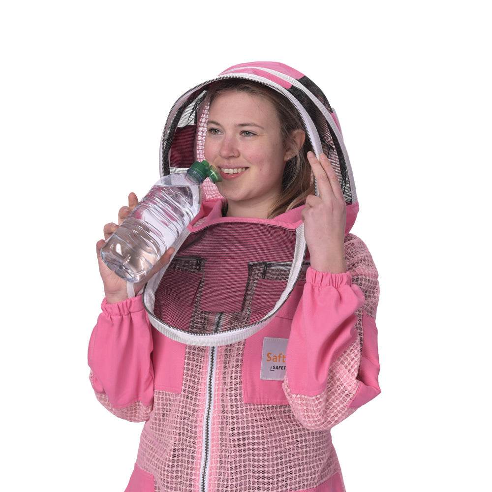 Vented best beekeeping suit with fencing veil by Safta Bee,