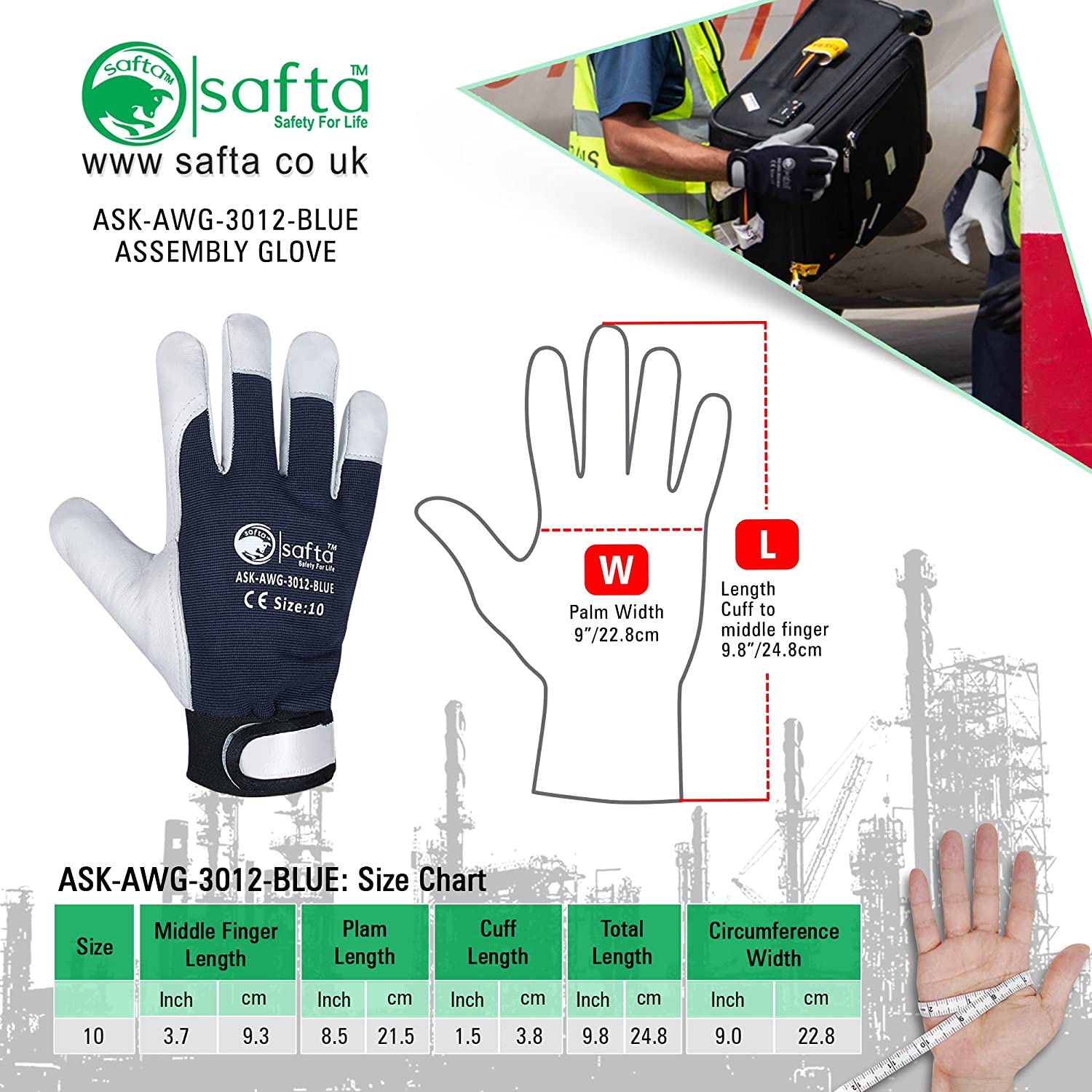 Best Work Gloves UK safta bee