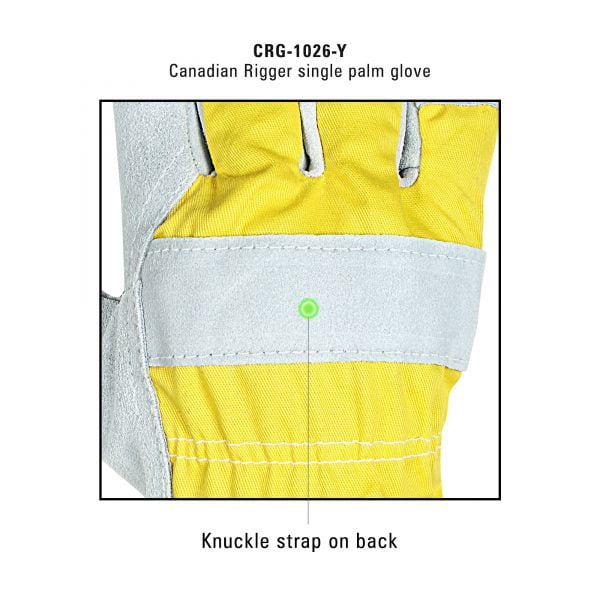 Rigger Gloves | Safety Gloves leather Work Gloves pure Leather PACK of 10