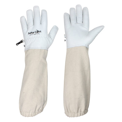 Top-quality bee keeper gloves, made from genuine goatskin leather. safta bee