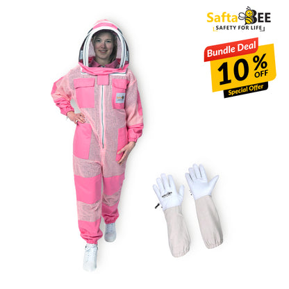 Customized Beekeeping Suit Pink