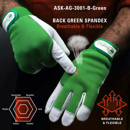 work gloves men and women leather work gloves light duty gloves safta bee