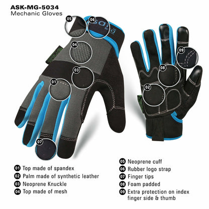 Mechanic Work Gloves saftabee