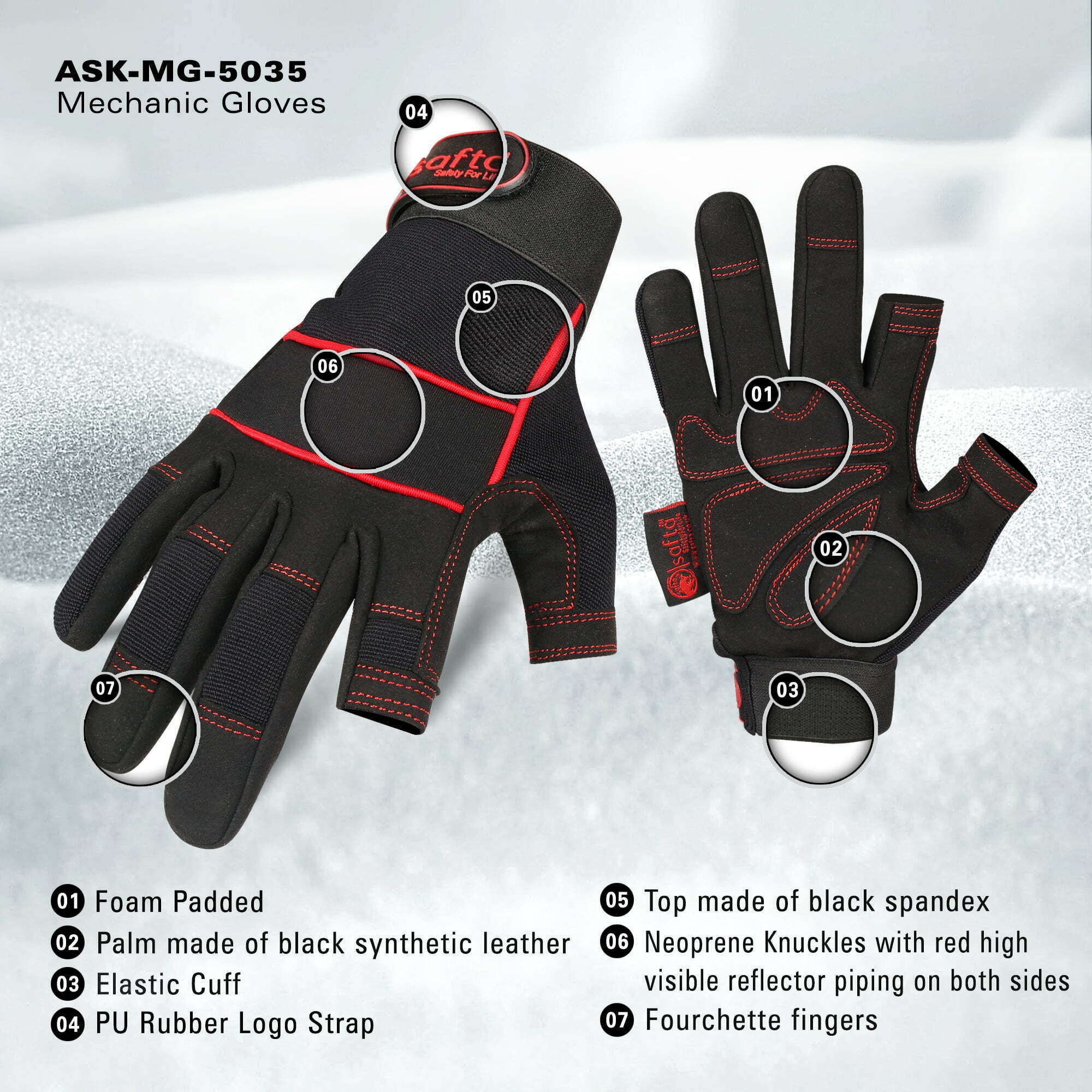 fingerless mechanix gloves saftabee uk
