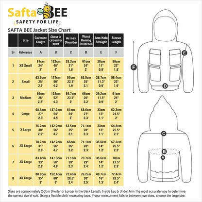 beekeeping jacket with veil Safta Bee UK