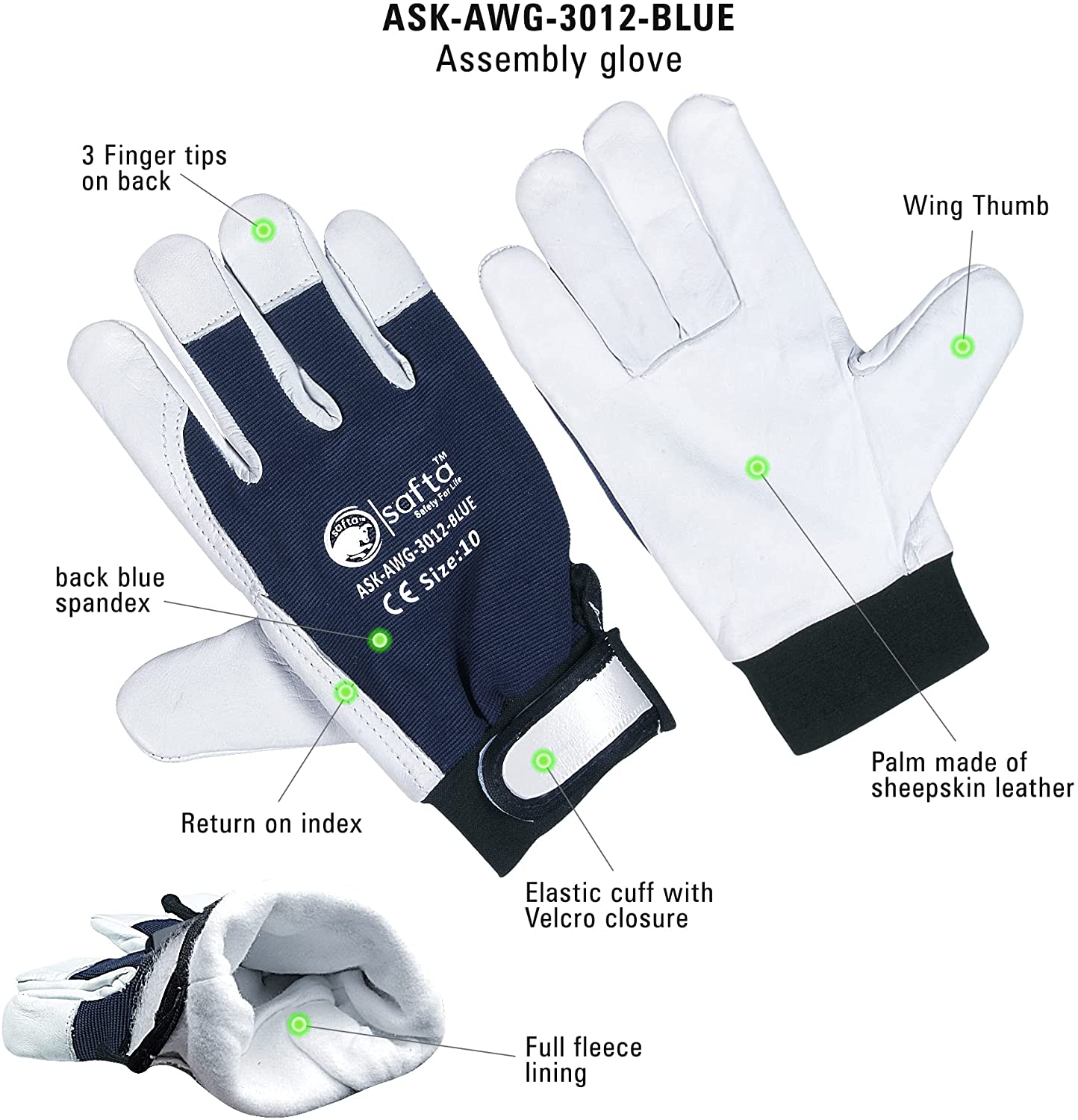 Best Work Gloves UK safta bee