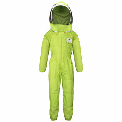 Forest green beekeeper suit cotton, ultra-breeze cotton, sting proof bee suit design for beekeeping comfort and safety.