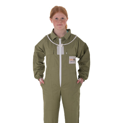 children beekeeping suit olive green  no veil