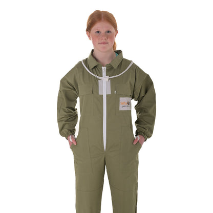children beekeeping suit olive green  no veil