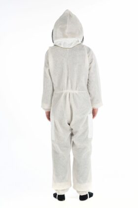 Ventilated 3 Layer Beekeepers Bee Suit With Fance Veil White Barisa Beekeeping Protective @5671 5