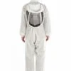 Ventilated 3 Layer Beekeepers Bee Suit With Fance Veil White Barisa Beekeeping Protective @5671 6