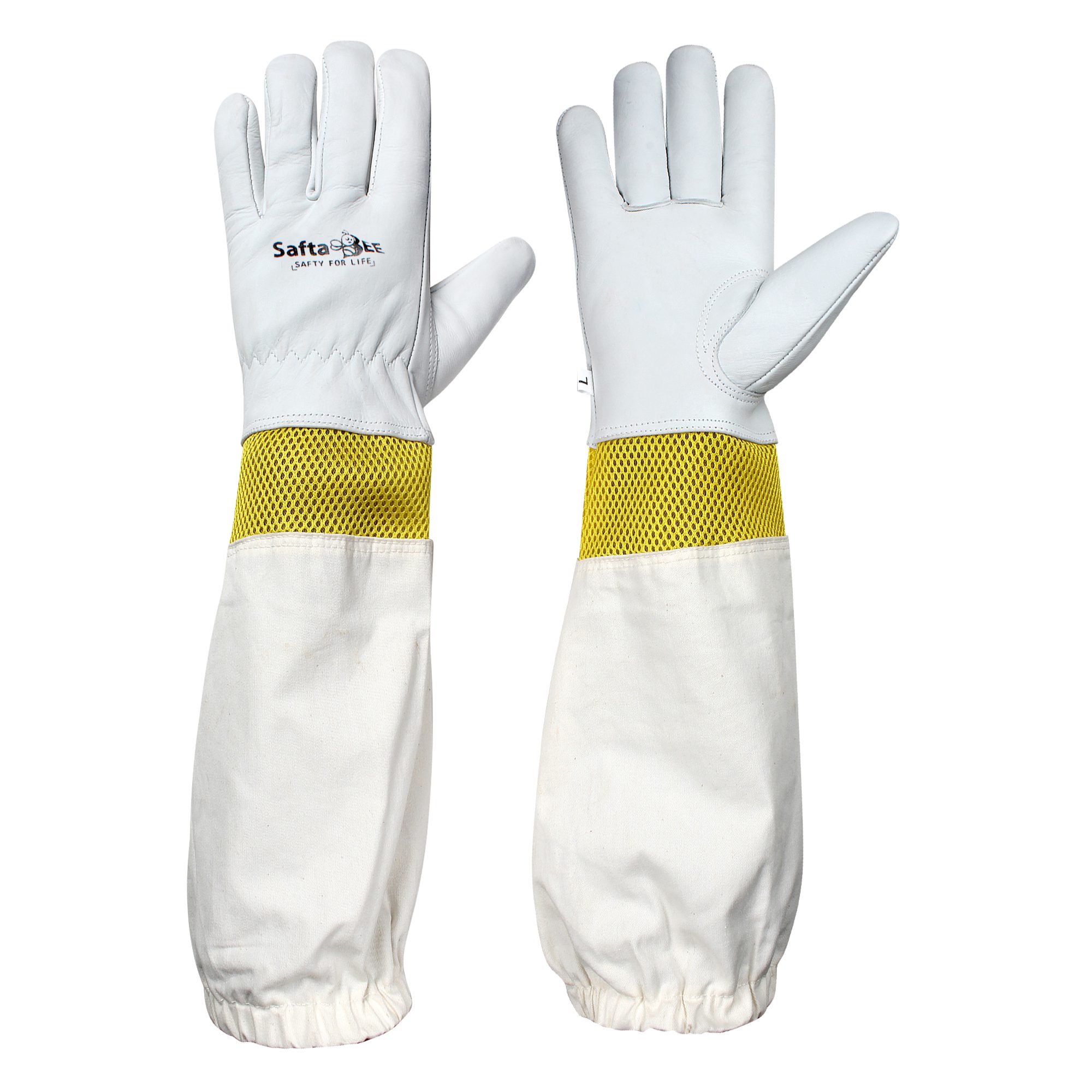 Details about   Beekeeper Gloves Beekeeping Bee gloves 100% Leather & Cotton Zean gloves MEDIUM 