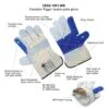 Safta heavy duty leather rigger work and gardeing agriculture utility gloves (1)