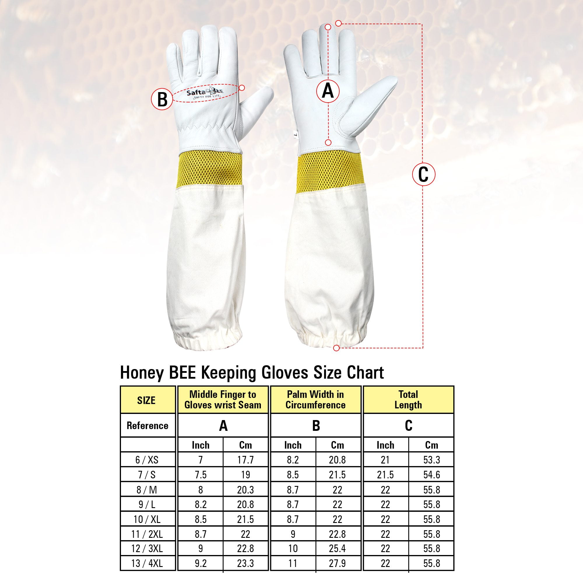 Age 6-9 Beekeepers Children's Ventilated Gloves 