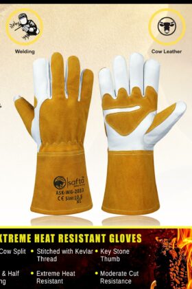 Welding gloves Oven gloves Tig Mig welding gloves heat resistant gloves