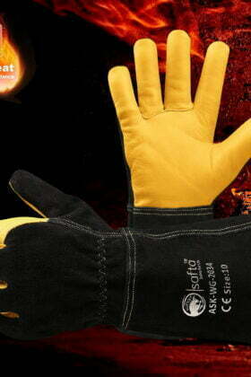 Blackrock 5410100 Mens Work Gloves Quality Rigger Gauntlets Split Leather EN388 
