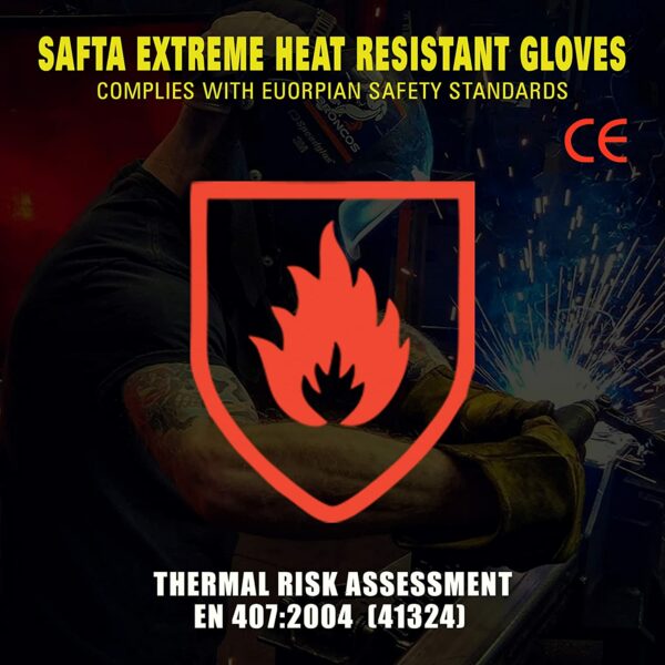 leather welding gloves safta UK